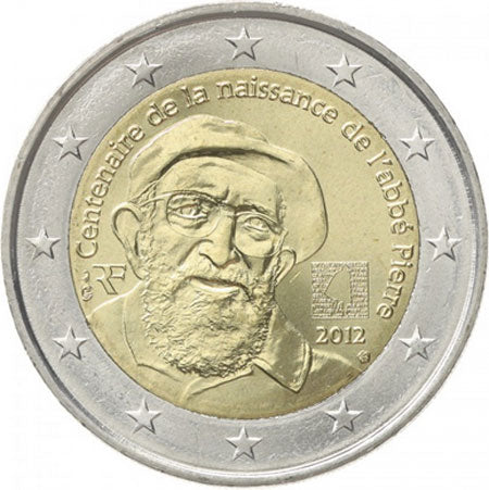 Frankreich 2€ Abbe Pierre 2012