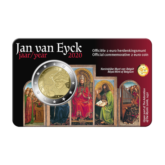 Belgien 2 € 2020 Jan Van Eyck