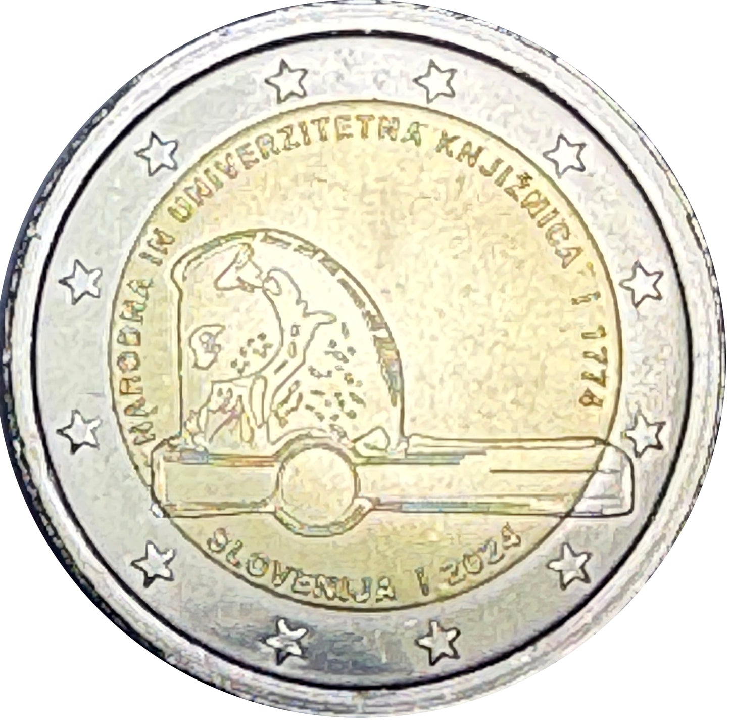 Slowenien 2 € 250 Jahre Nation und Universitätsbibliothek 2024