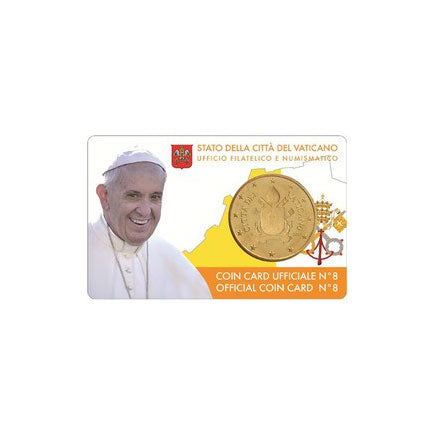 Vatikan 0,50 € Coincard 2017