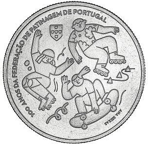 Portugal 5 € 100 Jahre Eislaufverband 2024