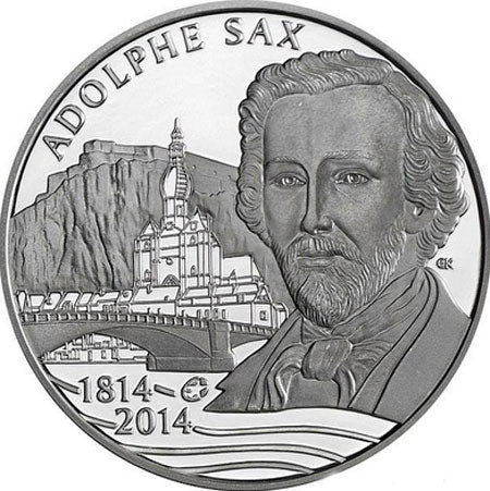 Belgien 10 € Adolphe Sax 2014