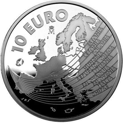 Spanien 10 € EU-Erweiterung 2004