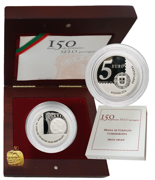 Portugal 5 € Das 2003 Proof Seal