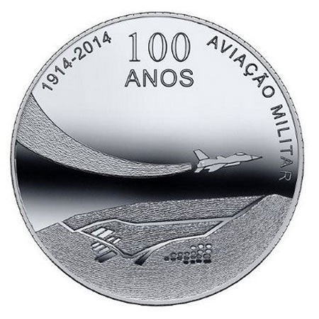 Portugal 2,50 € 100 Jahre Militärluftfahrt Silber Proof 2014