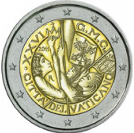 Vatikan 2€ 2011 - Jugendtage