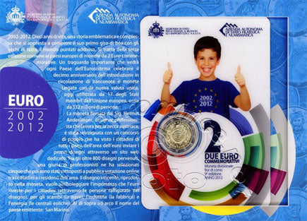 San Marino 2€ 2012 - 10 Jahre Euro