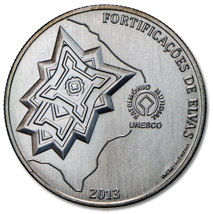 Portugal 2,50 € Befestigungen von Elvas 2013