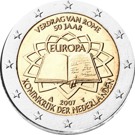 Niederlande 2 € Vertrag der Römischen Verträge 2007