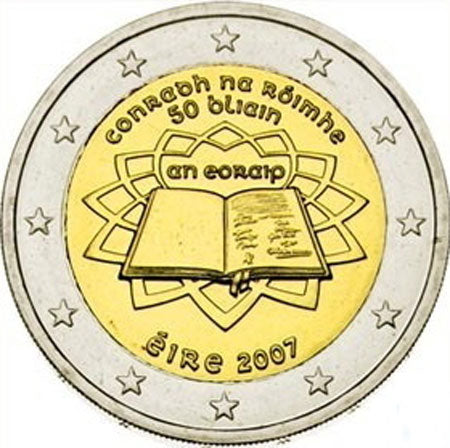 Irland 2 € Römische Verträge 2007