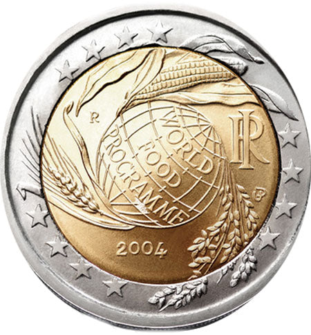 Italien 2€ Welternährungsprogramm 2004