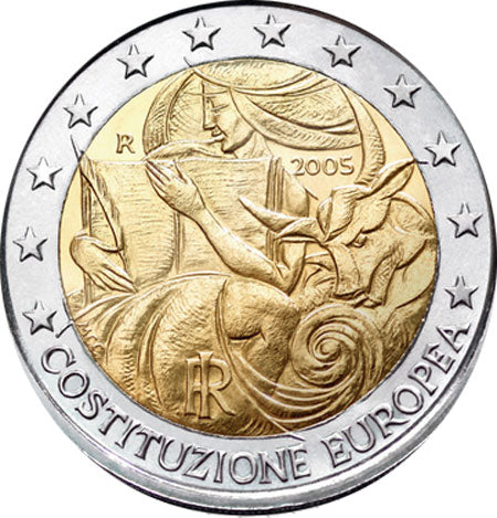 Italien 2€ Europäische Verfassung 2005