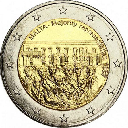 Malta 2€ Repräsentation der Mehrheit 2012