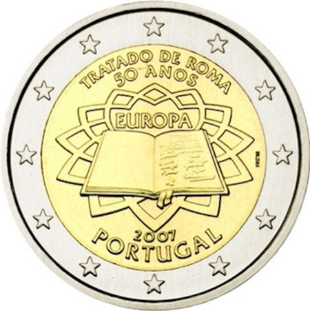 Portugal 2 € Römische Verträge 2007
