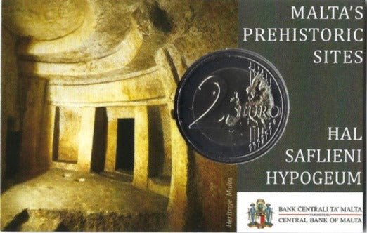 Malta 2€ Hal Saflieni Hypogeum 2022 Coincard