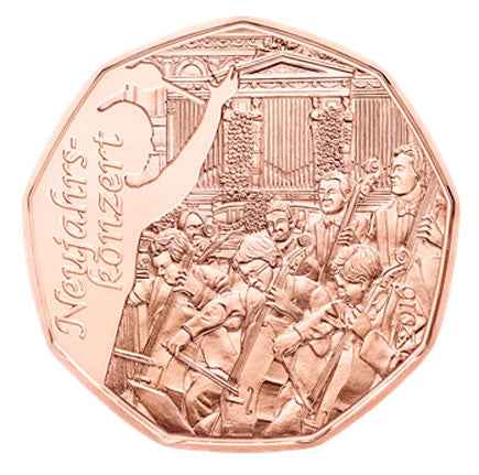 Österreich 5€ Neujahrskonzert 2016