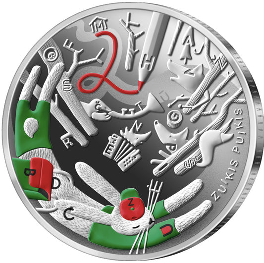 Litauen 5 € Geschichten aus meiner Kindheit Silber Proof 2022