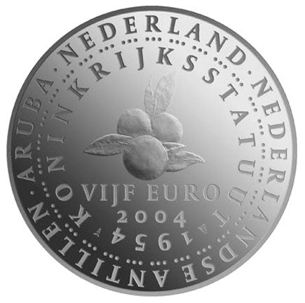 Niederlande 5 € 50 Jahre Statuten des Königreichs 2004