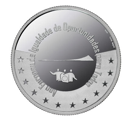 Portugal 5 € Chancengleichheit Proof 2007