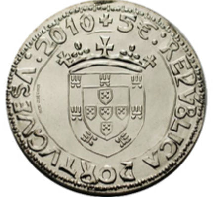 Portugal 5 € O Justo, D. João II 2010