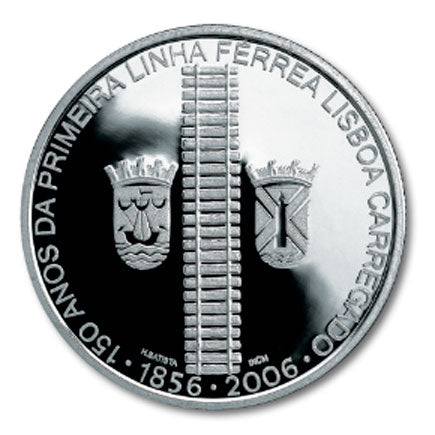 Portugal 8€ 1. Eisenbahnlinie Lissabon - Carregado 2006