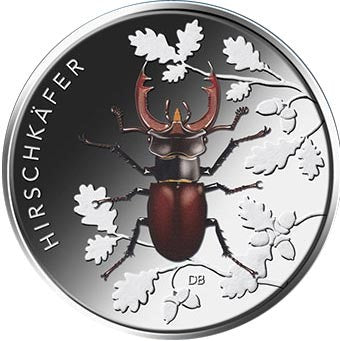Deutschland 5€ Insektenreich (Käfer) 2024
