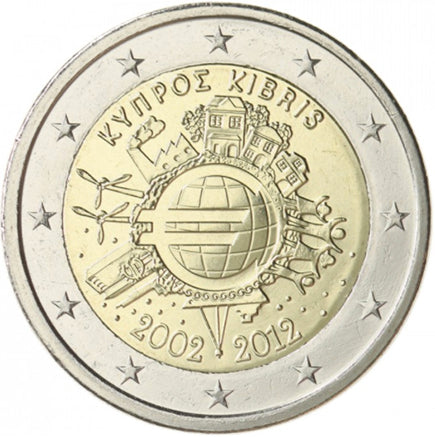 Zypern 2 € 10 Jahre Euro 2012