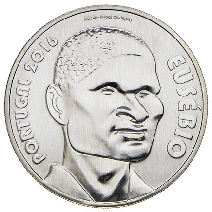 Portugal 7,50 € Eusébio in Silber 2016