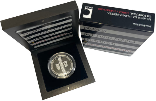 Portugal 8€ 150 Jahre der 1. Proof-Eisenbahnlinie 2006