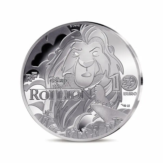 Frankreich 10€ "30 Jahre König der Löwen" Silber Proof 2024