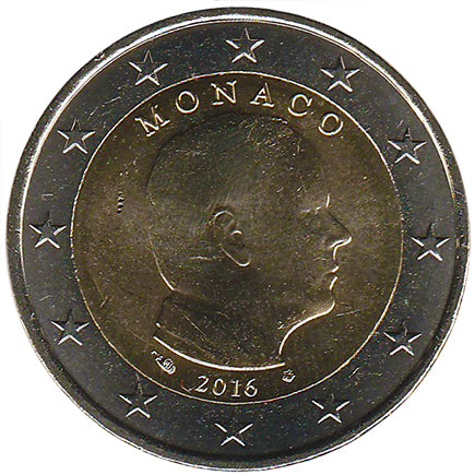 Monaco 2€ 2016 Aktuell