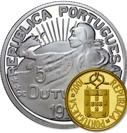 100. Jahrestag der ersten Gedenkmünze der Republik (Gold/Silber Proof)