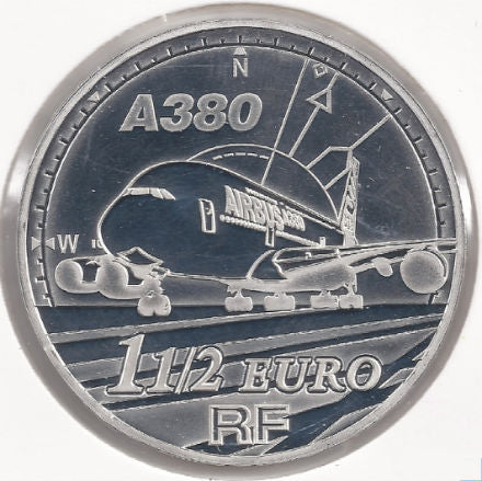 Frankreich 1,50 € Airbus A380 2007
