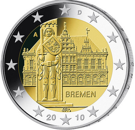 Deutschland 2€ Bremer Markt 2010