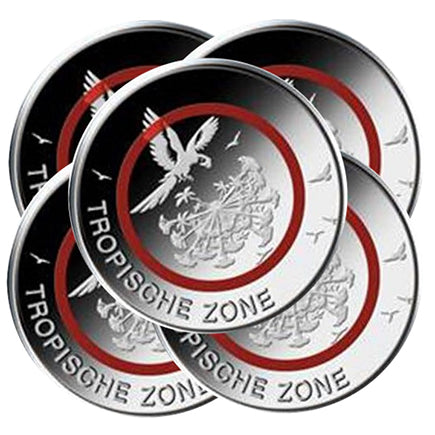Deutschland 5 € Tropenzone 5 Briefe aus dem Jahr 2017