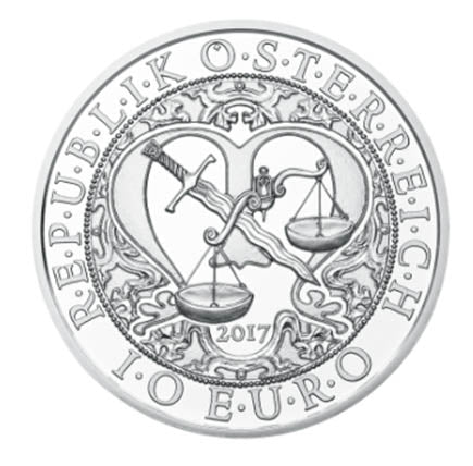Österreich 10 € Erzengel St. Michael Bnc 2017