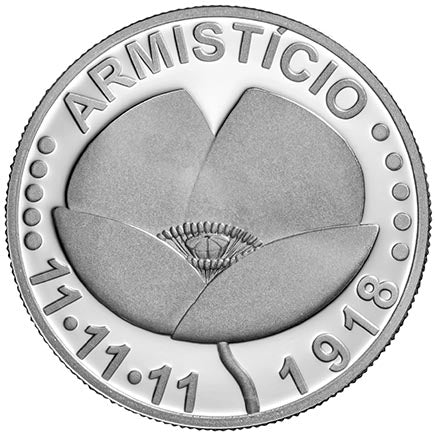 Portugal 5€ 100 Jahre Waffenstillstand Silber Proof 2018