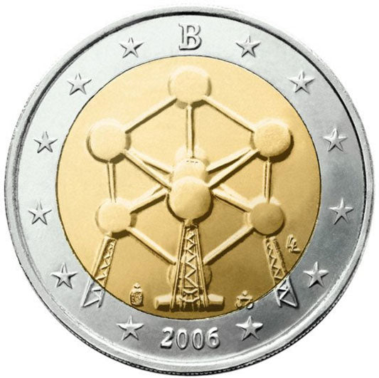 Belgien 2€ Atomo 2006