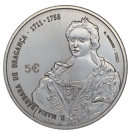 Portugal 5 € Maria Bárbara 2017