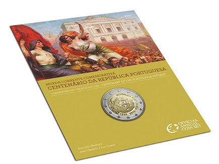 Portugal 2€ Hundertjahrfeier der Republik 2010 Bnc