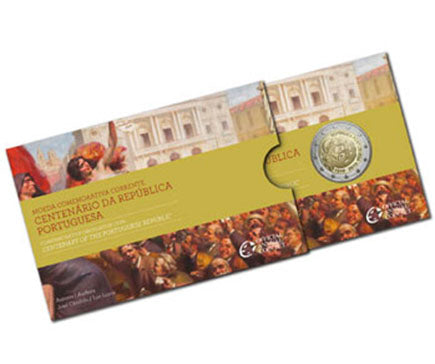 Portugal 2€ Hundertjahrfeier der Republik 2010 PP