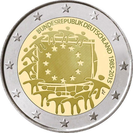 Deutschland 2€ 30 Jahre Europaflagge 2015