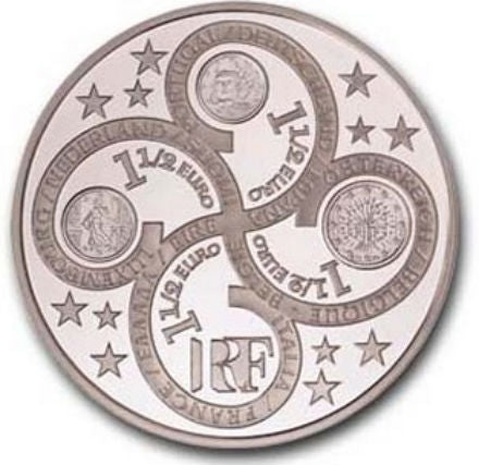 Frankreich 1,50 € Ein Jahr Euro 2003