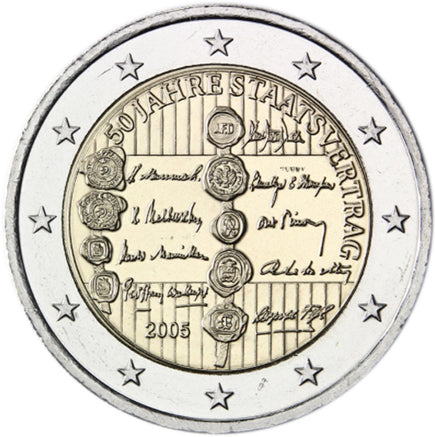 Österreich 2€ 50 Jahre Österreichischer Staatsvertrag 2005