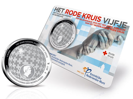 Niederlande 5 € 150 Jahre Niederländisches Rotes Kreuz 2017