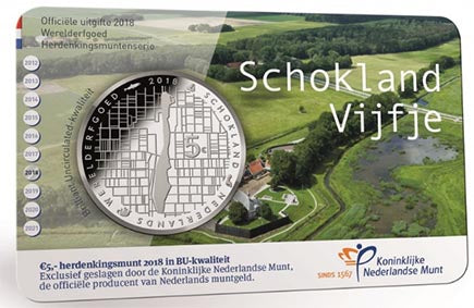 Niederlande 5 € Schokland BNC 2018