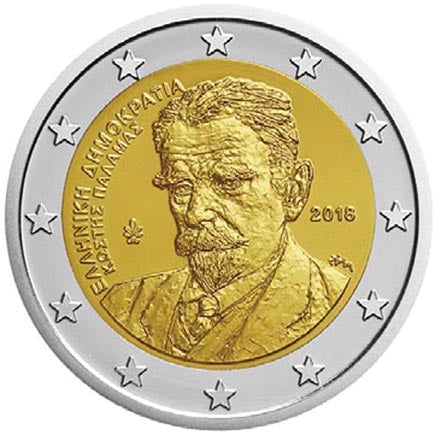 Griechenland 2€ Kostis Palamas 2018