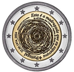 Portugal 2 € 25. April 50 Jahre Freiheit 2024