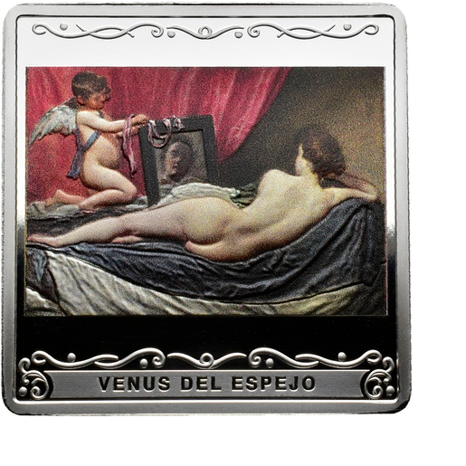 Spanien 10€ „425. Jahrestag von Velázquez“ (VENUS ESPEJO) 2024 Silber