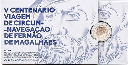 Portugal 2€ Umrundungsfahrt Fernão de Magalhães Beweis 2019